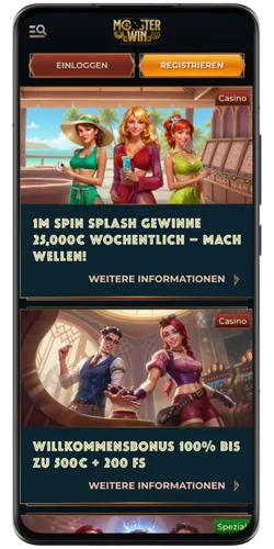 Boni MonsterWin Casino