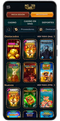 Juegos MonsterWin Casino