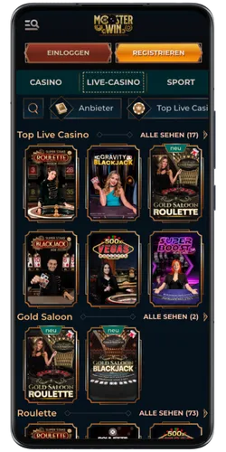 MonsterWin Casino Sport