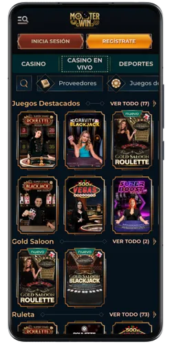 MonsterWin Casino Deportes