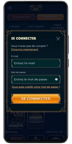MonsterWin Casino Connexion