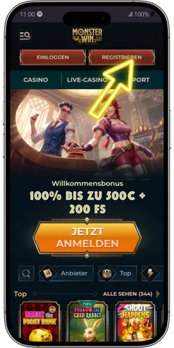 Besuche die offizielle MonsterWin-Website