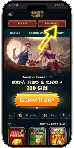 Visita il sito ufficiale di MonsterWin