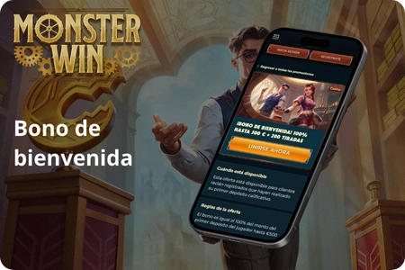 MonsterWin Bono de bienvenida