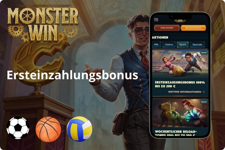 MonsterWin Ersteinzahlungsbonus