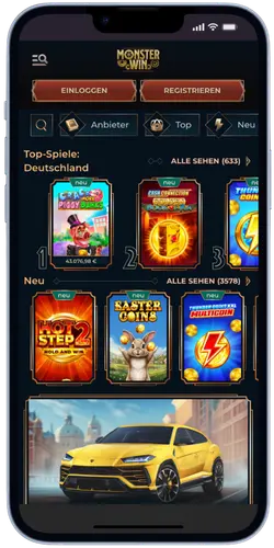 MonsterWin Casino – Top-Spiele Deutschland mit 633 Titeln