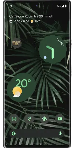 Smartphone Android con icona MonsterWin sulla schermata iniziale