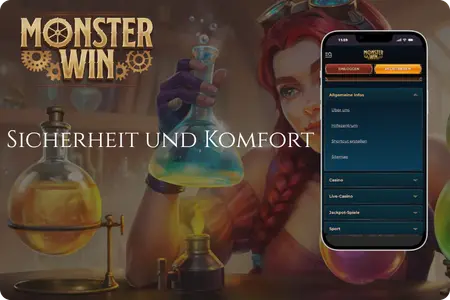 Sicherheit MonsterWin – Verschlüsselung und sicheres Spielen