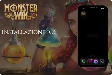 Installazione MonsterWin iOS – PWA su iPhone con logo